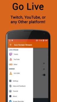 Baixar Ace Live Streaming Ferramentas para Android captura de tela 2