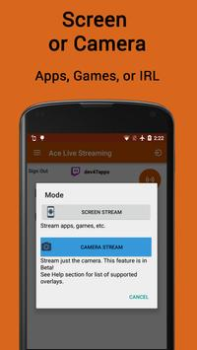 Baixar Ace Live Streaming Ferramentas para Android captura de tela 3