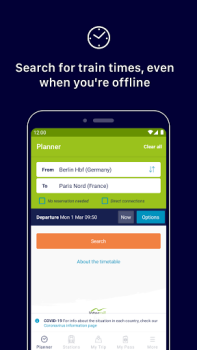 Baixar Eurail/Interrail Rail Planner Mapas e navegação para Android captura de tela 3