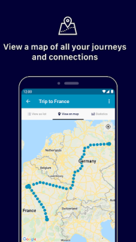 Baixar Eurail/Interrail Rail Planner Mapas e navegação para Android captura de tela 7
