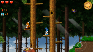 Baixar Бродилка Приключения Кролика Бини Arcade para Android captura de tela 2