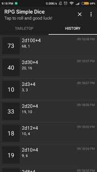 Baixar RPG Simple Dice Ferramentas para Android captura de tela 3