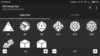 Baixar RPG Simple Dice Ferramentas para Android captura de tela 5