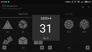 Baixar RPG Simple Dice Ferramentas para Android captura de tela 6