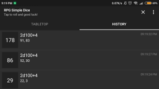 Baixar RPG Simple Dice Ferramentas para Android captura de tela 7