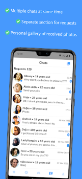 Baixar Hust - chat anônimo com foto Namoro para Android captura de tela 6