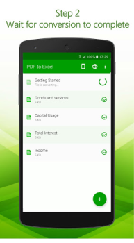 Baixar PDF para Excel Conversor Emprego para Android captura de tela 3