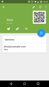 Baixar OpenKeychain: Easy PGP Contato para Android captura de tela 4