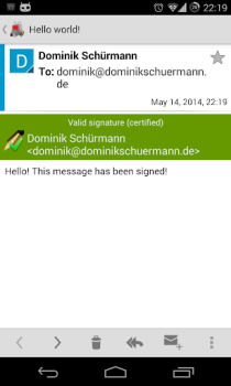 Baixar OpenKeychain: Easy PGP Contato para Android captura de tela 7