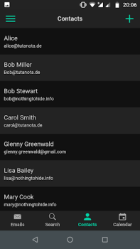 Baixar Tutanota: secure private email Contato para Android captura de tela 4