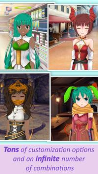 Baixar Jogos de criar avatares anime Entretenimento para Android captura de tela 3