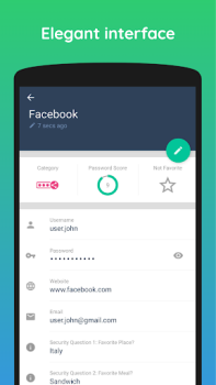 One Key: password manager