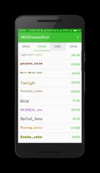 Baixar Custom Font Installer For MIUI Ferramentas para Android captura de tela 3