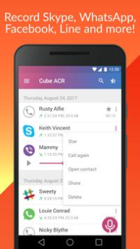 Baixar Call Recorder - Cube ACR Ferramentas para Android captura de tela 2