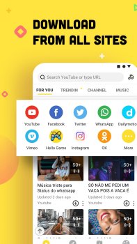 Baixar SnapTube Editores e Reprodutores de Vídeo para Android captura de tela 3