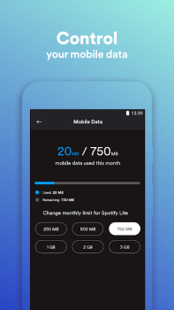 Baixar Spotify Lite Música e áudio para Android captura de tela 2