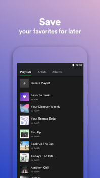 Baixar Spotify Lite Música e áudio para Android captura de tela 4