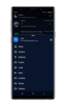 Baixar Bird Mail Contato para Android captura de tela 2
