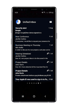 Baixar Bird Mail Contato para Android captura de tela 4