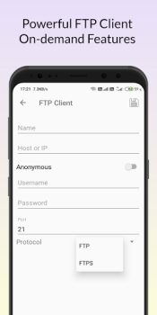 Baixar FTP Tool - Fast FTP Server Ferramentas para Android captura de tela 3