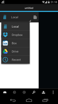 Baixar DroidEdit Free (editor código) Emprego para Android captura de tela 2