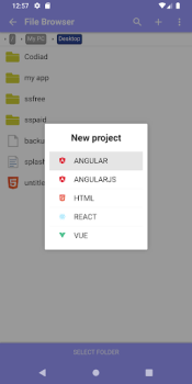 Baixar Acode - code editor | FOSS Emprego para Android captura de tela 5