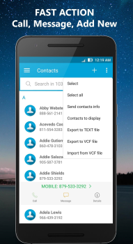 Baixar Simple contacts Ferramentas para Android captura de tela 2