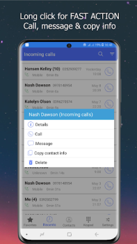 Baixar Phone Dialer: Contacts & Calls Ferramentas para Android captura de tela 6