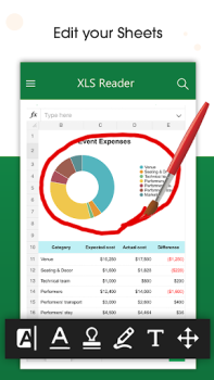 Baixar visualizador xlsx: visualizador de arquivo xls Emprego para Android captura de tela 3