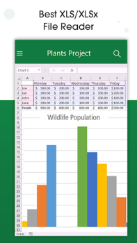 Baixar visualizador xlsx: visualizador de arquivo xls Emprego para Android captura de tela 6