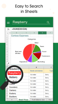 Baixar visualizador xlsx: visualizador de arquivo xls Emprego para Android captura de tela 7