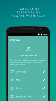 Baixar Splyce music player & automix Música e áudio para Android captura de tela 7