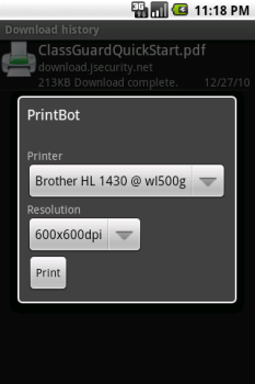 Baixar PrintBot Emprego para Android captura de tela 4