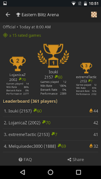 Baixar lichess • Free Online Chess Educacional para Android captura de tela 4
