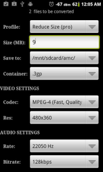 Baixar Video Converter Android Editores e Reprodutores de Vídeo para Android captura de tela 6