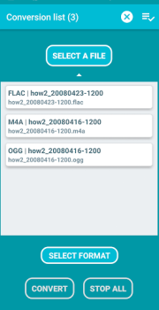 Baixar Conversor de áudio - todos os Ferramentas para Android captura de tela 2