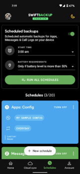 Baixar Swift Backup Ferramentas para Android captura de tela 7