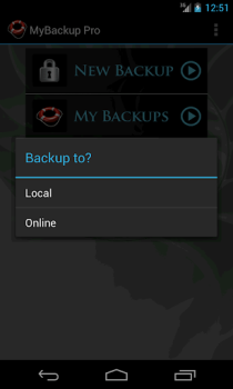 Baixar My Backup Ferramentas para Android captura de tela 3