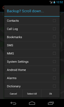 Baixar My Backup Ferramentas para Android captura de tela 4