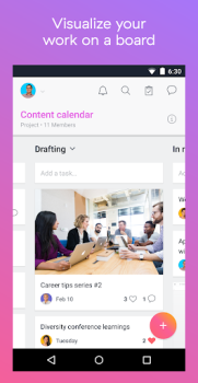 Baixar Asana: trabalhe num só lugar Negócios para Android captura de tela 6