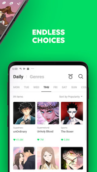 Baixar WEBTOON Histórias em quadrinhos para Android captura de tela 4