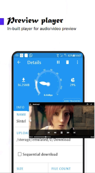 Baixar Torrent Pro - Torrent Download Editores e Reprodutores de Vídeo para Android captura de tela 5