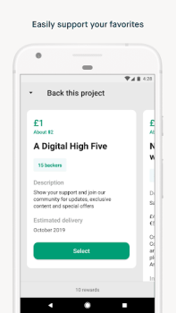 Baixar Kickstarter Social para Android captura de tela 3