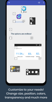 Baixar Overlays - Floating Launcher Emprego para Android captura de tela 3