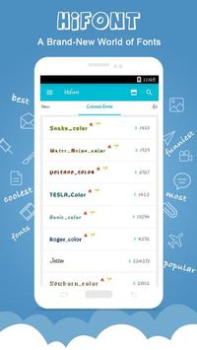 Baixar HiFont - Fontes legais Personalização para Android captura de tela 2
