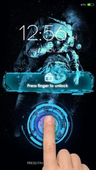 Baixar экран блокировки отпечатков пальцев симулированный Ferramentas para Android captura de tela 6