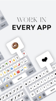 Baixar Keyboard & Emojis Pro Entretenimento para Android captura de tela 3