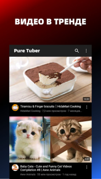Pure Tuber: vídeos e músicas