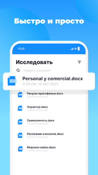 Baixar Visualizador Word, Leitor Docx Ferramentas para Android captura de tela 3