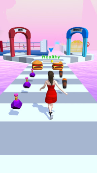 Baixar Girl Runner 3D Casual para Android captura de tela 3